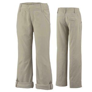 NEW Columbia Insect Blocker Khaki Pants Tab Up 6X Girls